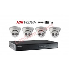 4 CAMERA KIT HIKVISION HD-TVI 1080p Full HD KIT
